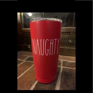 CHRISTMAS!Rae Dunn 2-sided stainless steel tumbler